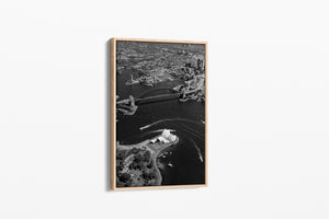 Iconic Sydney Aerial BW - Sydney, NSW Australia