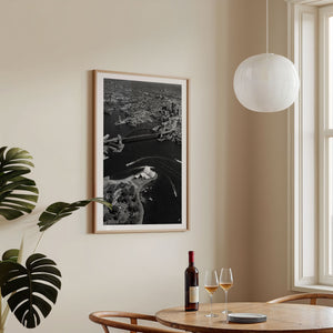 Iconic Sydney Aerial BW - Sydney, NSW Australia