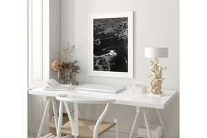 Iconic Sydney Aerial BW - Sydney, NSW Australia