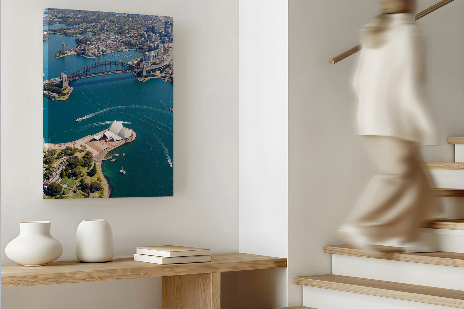 Iconic Sydney Harbour Aerial Colour - Sydney, NSW Australia