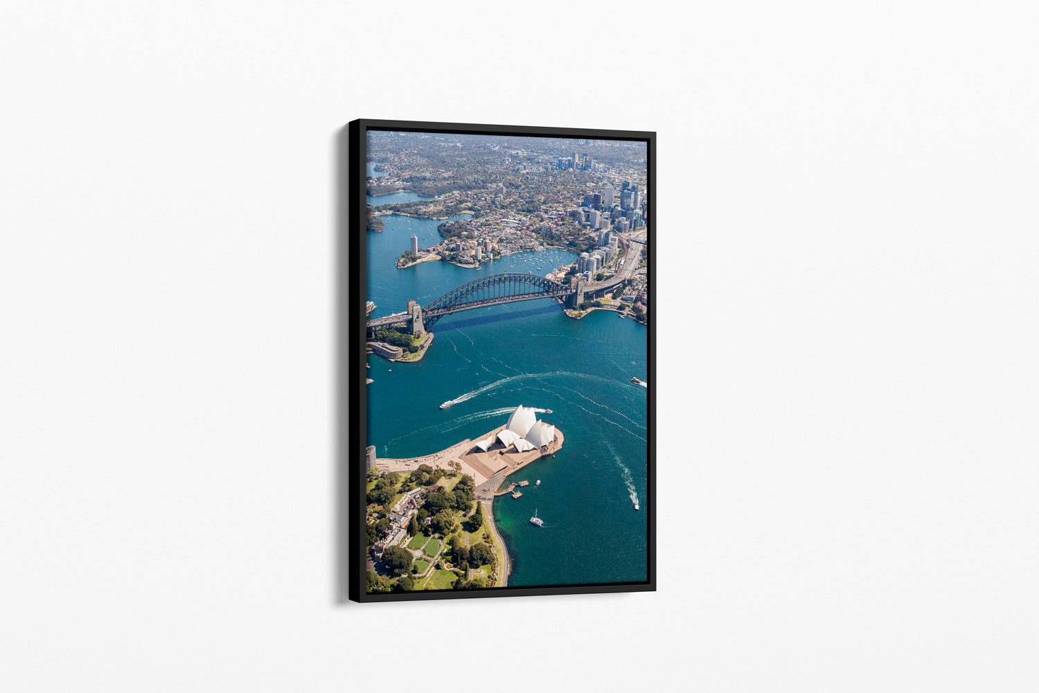 Iconic Sydney Harbour Aerial Colour - Sydney, NSW Australia