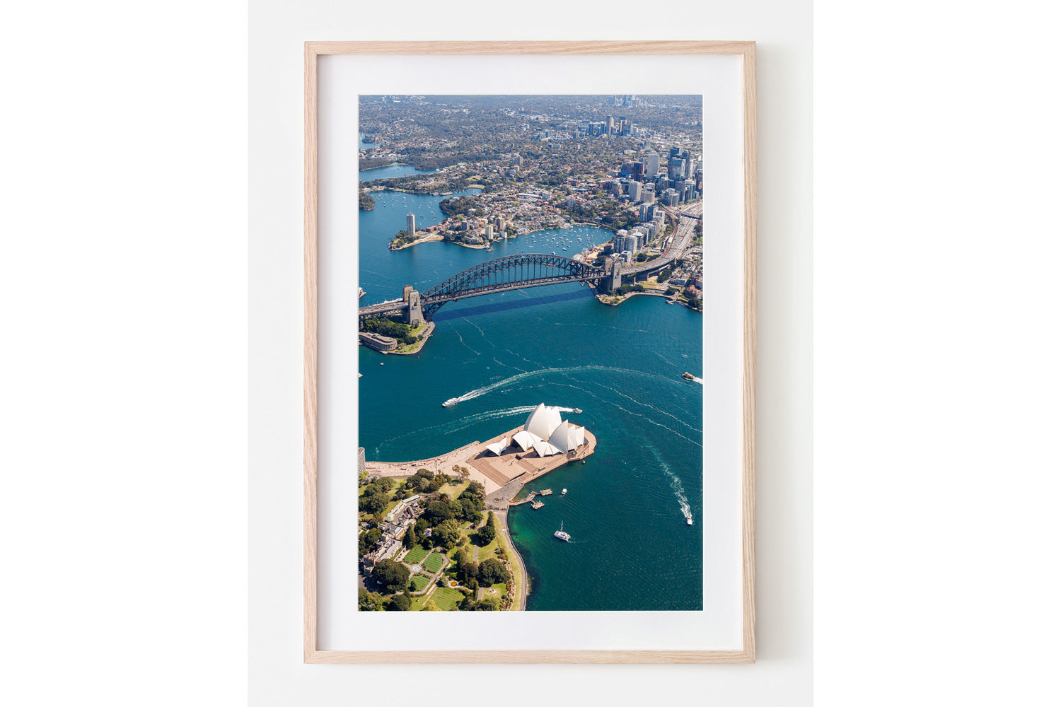 Iconic Sydney Harbour Aerial Colour - Sydney, NSW Australia