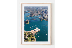 Iconic Sydney Harbour Aerial Colour - Sydney, NSW Australia
