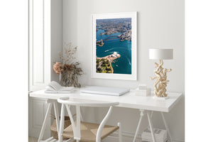 Iconic Sydney Harbour Aerial Colour - Sydney, NSW Australia