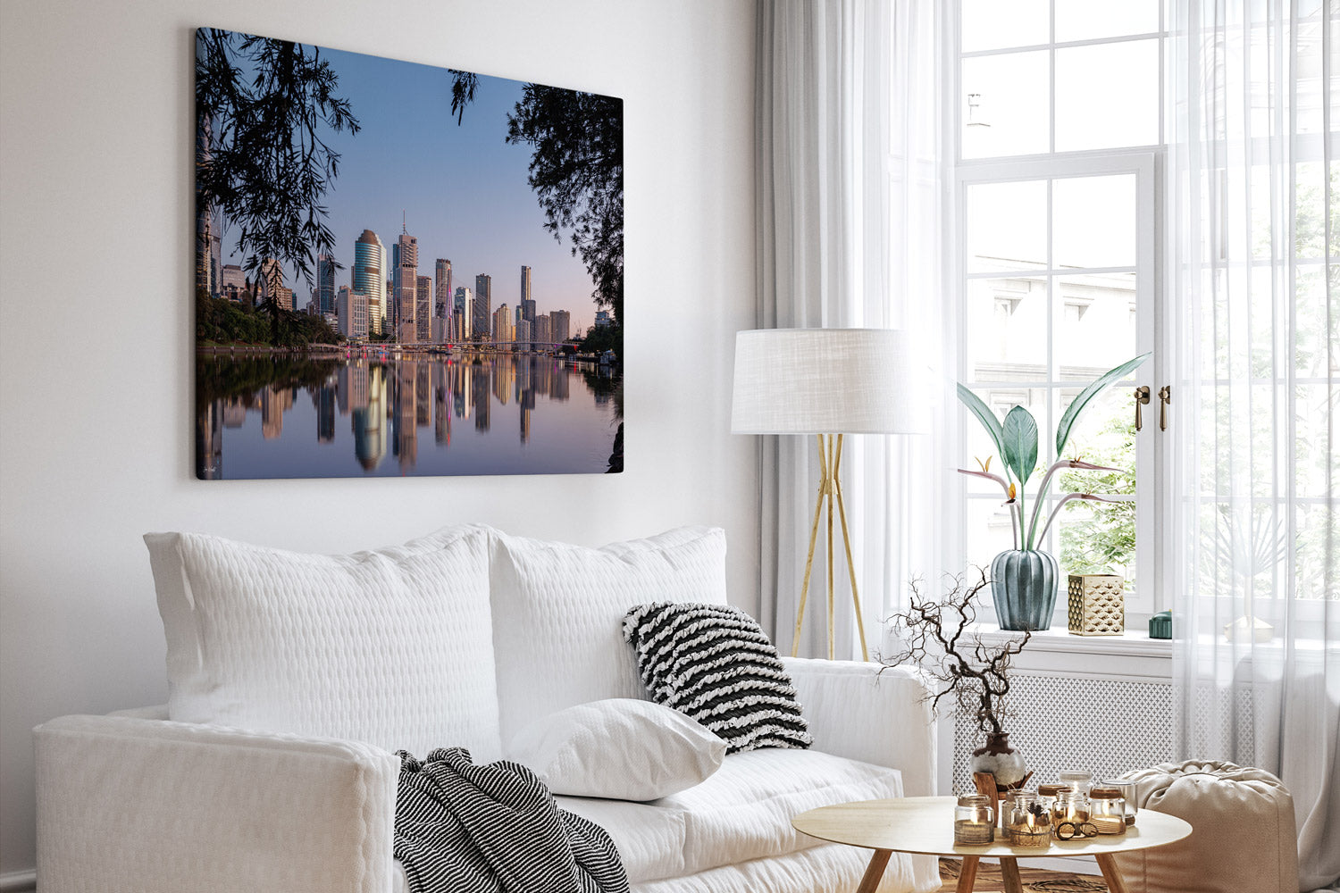 Kangaroo Point Cliffs Cavnas Art