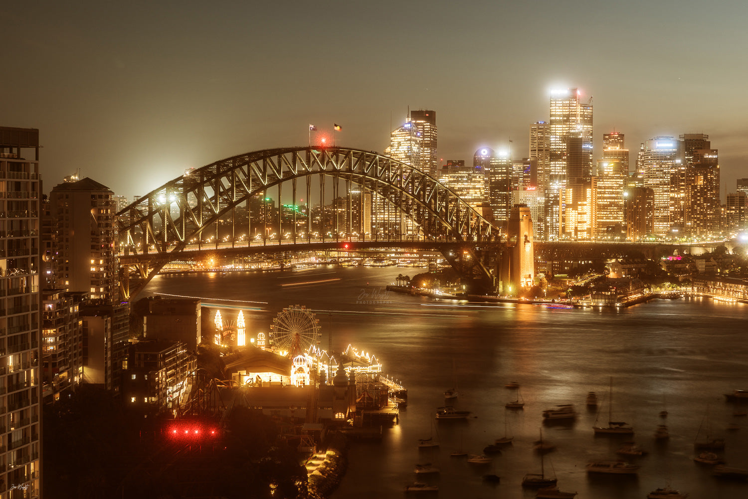 Lavender Bay Night - Sydney, NSW Australia