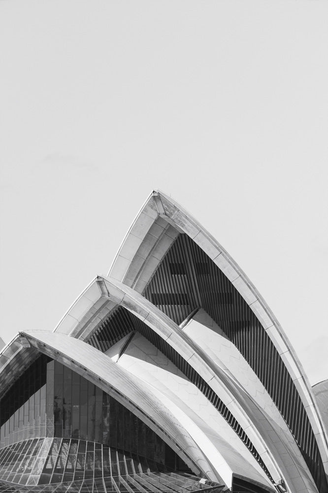 Sydney Opera House Front BW - Sydney, Australia