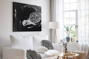 Opera House Aerial Landscape BW - Sydney, NSW Australia