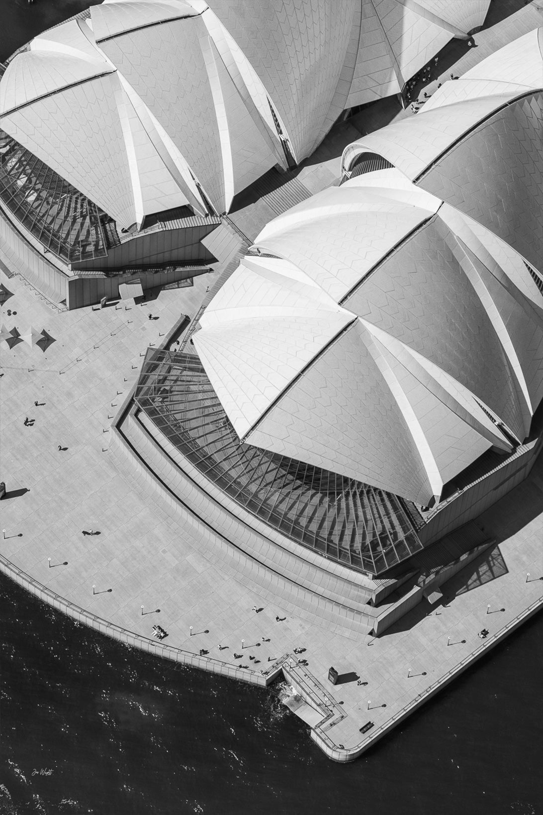 Opera House Aerial BW II - Sydney, NSW Australia