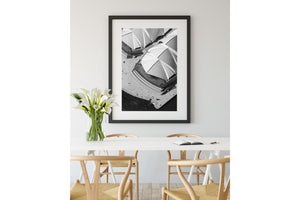 Opera House Aerial BW II - Sydney, NSW Australia