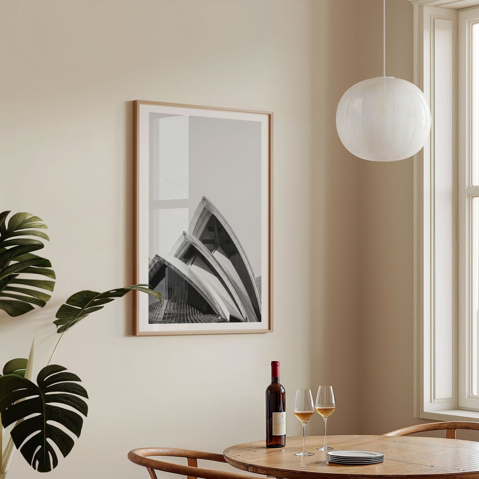 Sydney Opera House Front BW - Sydney, Australia