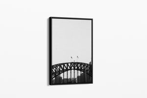 Harbour Bridge Graphic BW, Sydney - NSW Australia