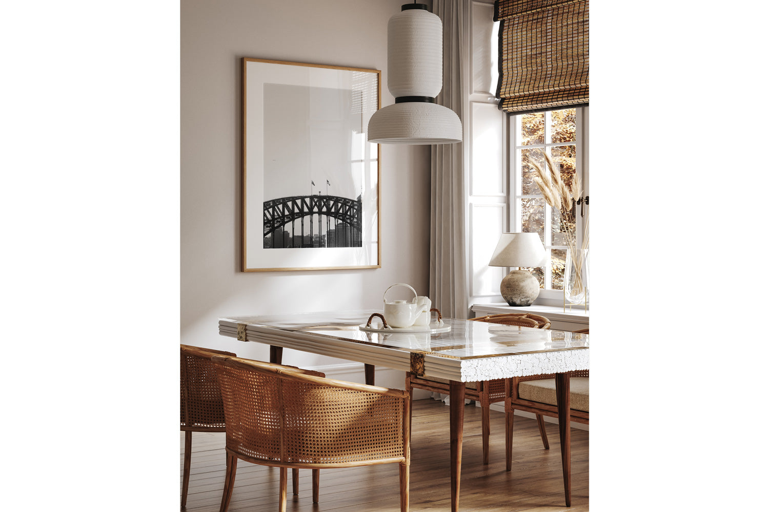 Harbour Bridge Graphic BW, Sydney - NSW Australia