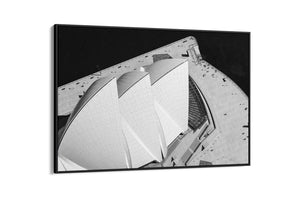 Sydney Opera House Aerial BW - Sydney, NSW Australia