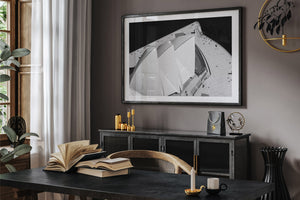 Sydney Opera House Aerial BW - Sydney, NSW Australia