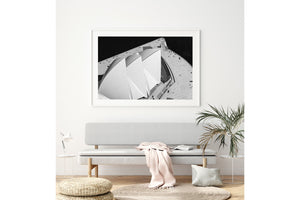 Sydney Opera House Aerial BW - Sydney, NSW Australia