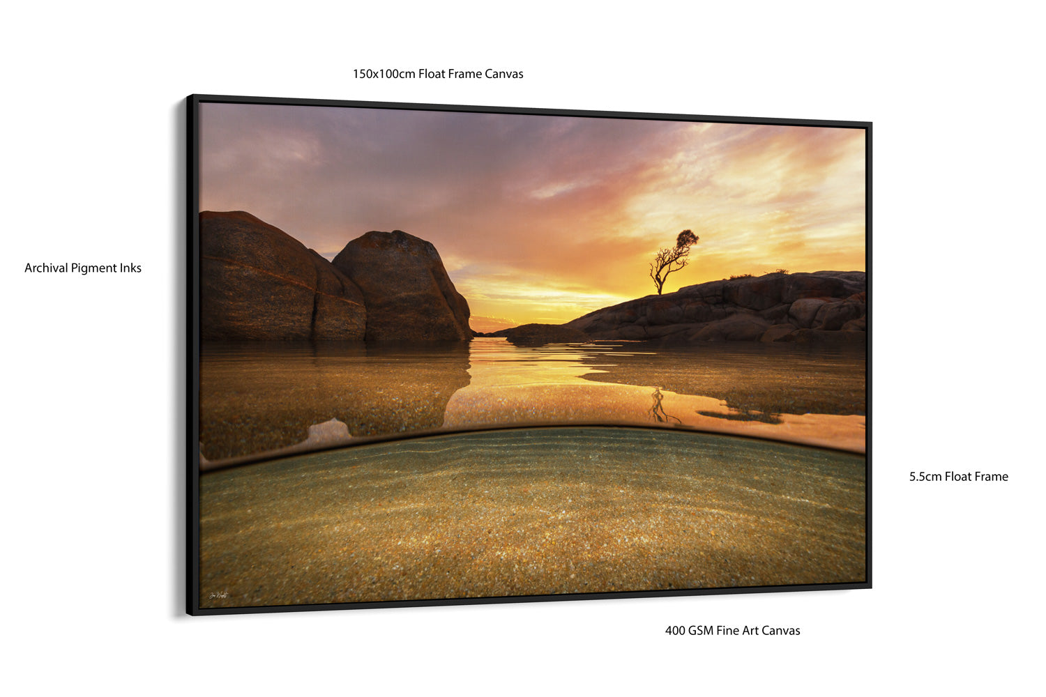 Reflections Of Fire - Bay Of Fire Tasmania