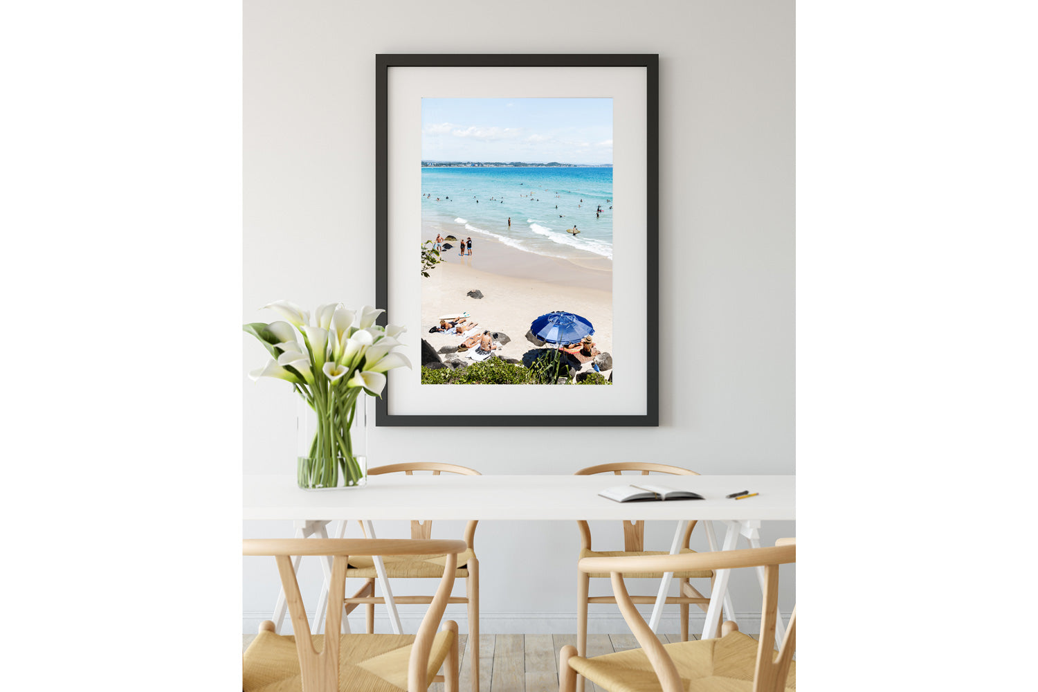 Umbrella Blue - Greenmount Beach, QLD AUstralia