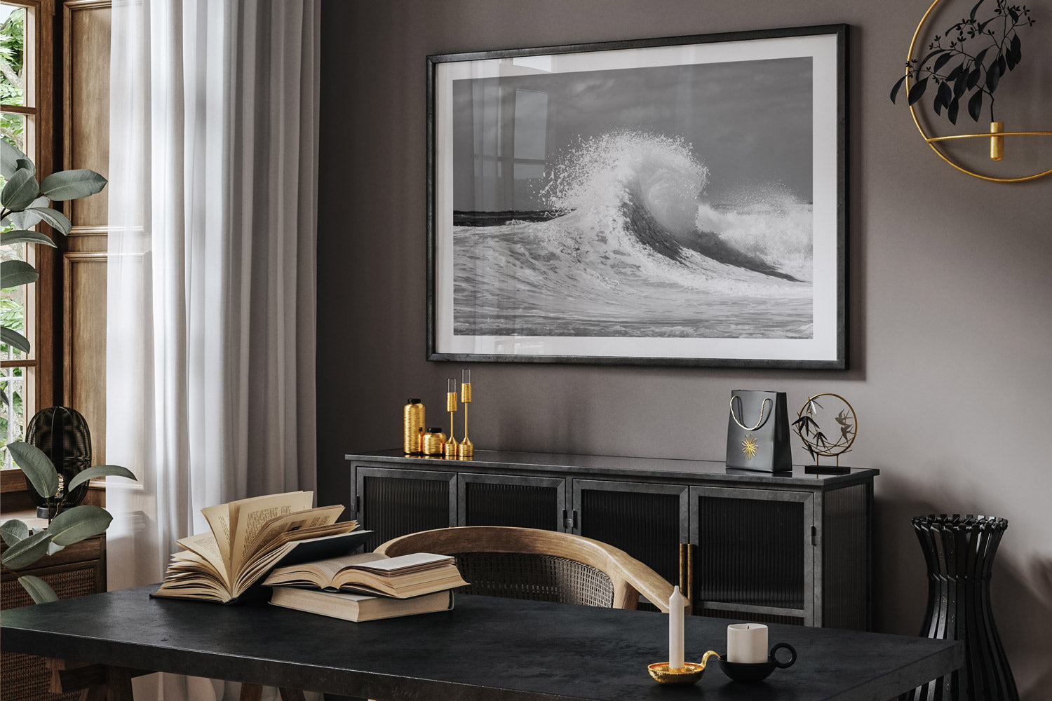 Wish Wash B&W | Ocean Art Collection