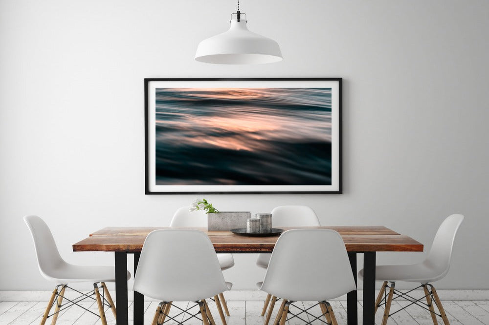 Rose Gold Contemporary Artwork