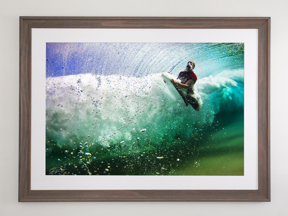 Exit wave - Duranbah beach, QLD Australia