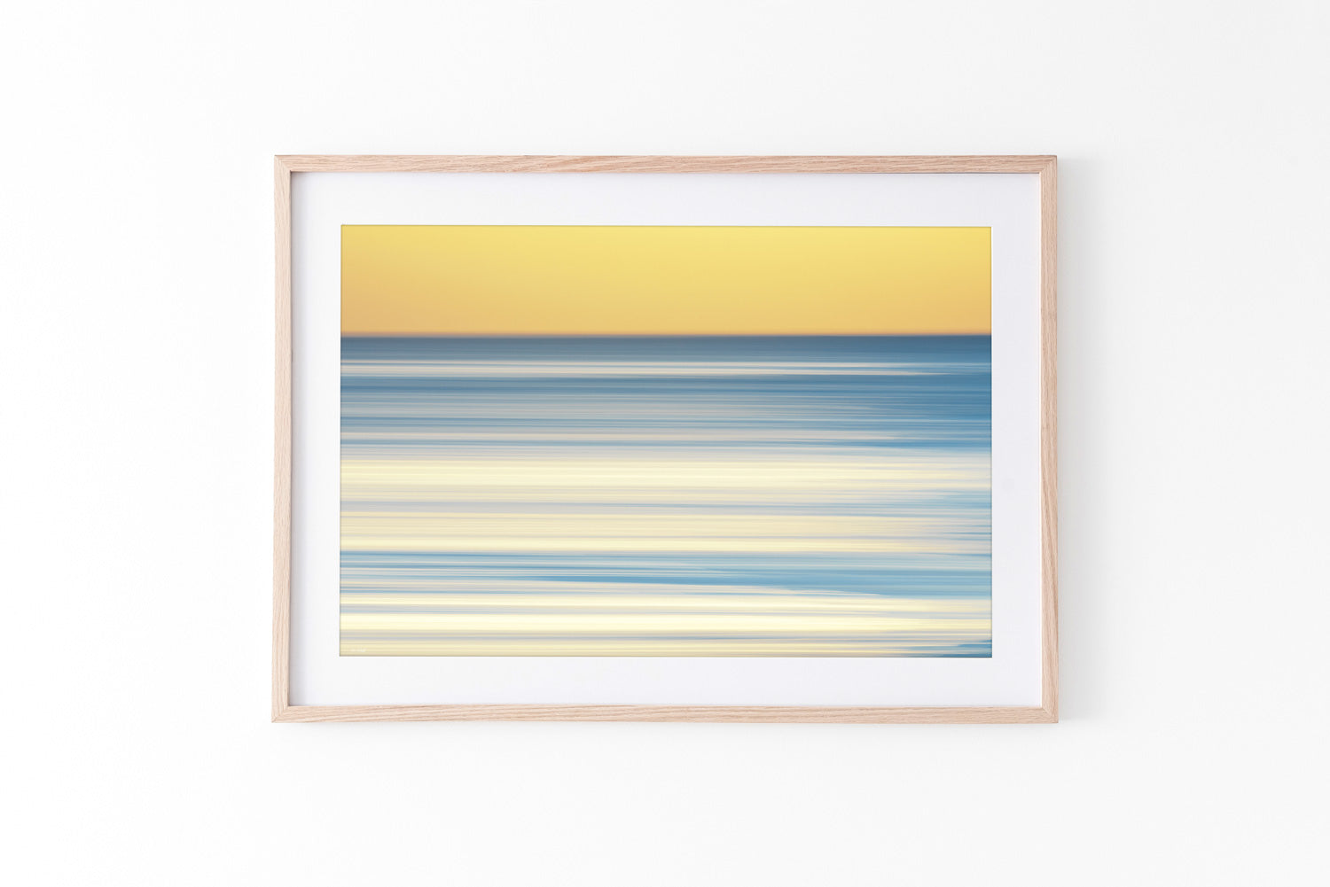 Blue Yellow fine art abstract photography