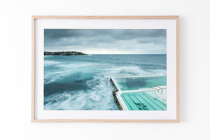 Bondi Beach Oak Frame artwork