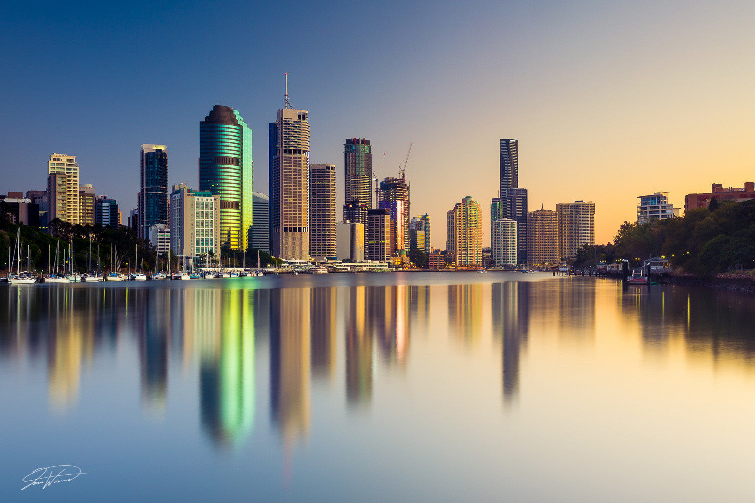 Brisbane City Sunrise - QLD, Australia