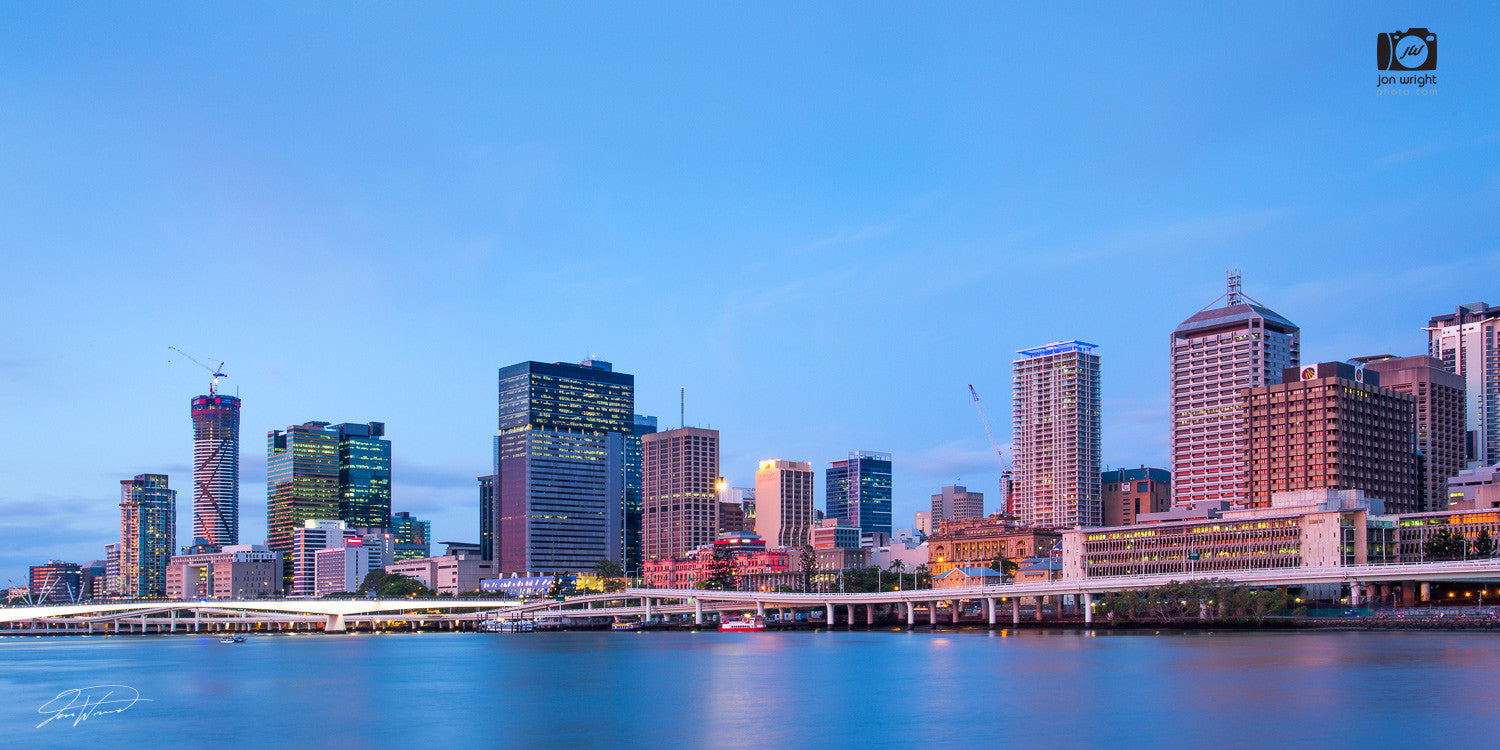 Brisbane City, QLD - Southbank blue