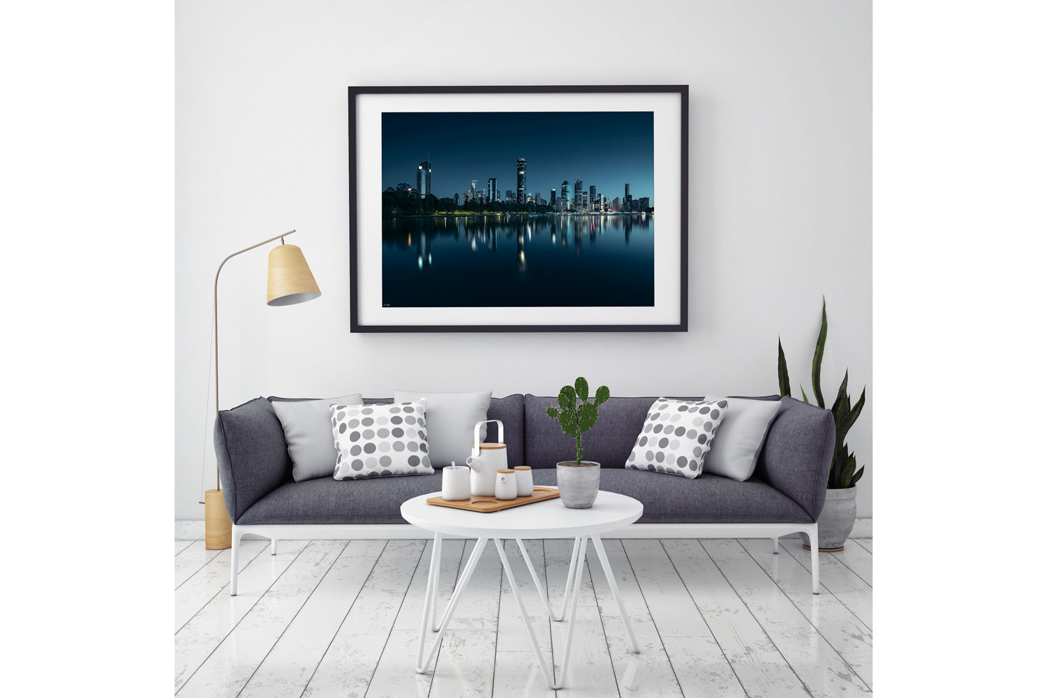 Brisbane City Framed Print Kangaroo Point