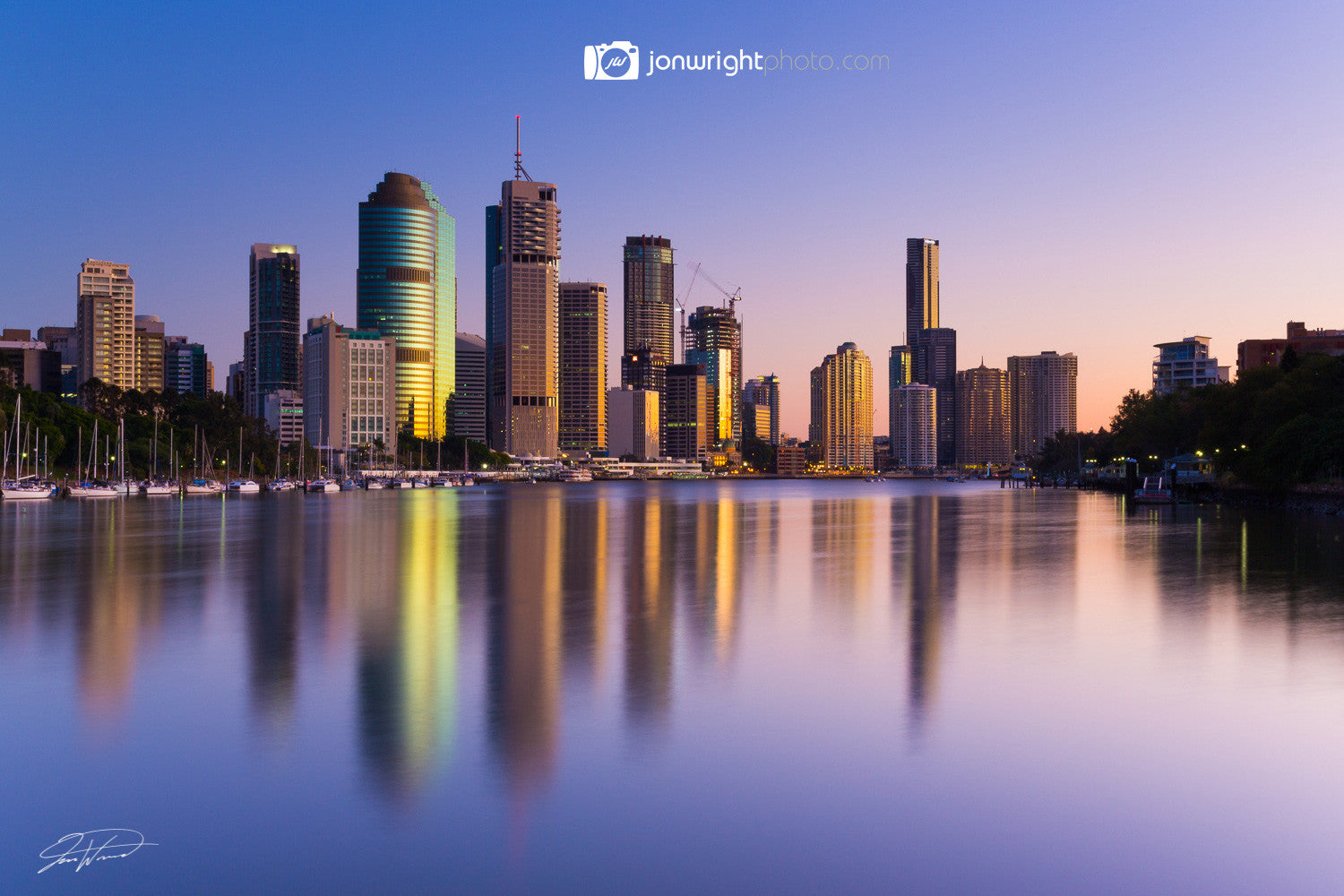 Brisbane City dawn - QLD, Australia
