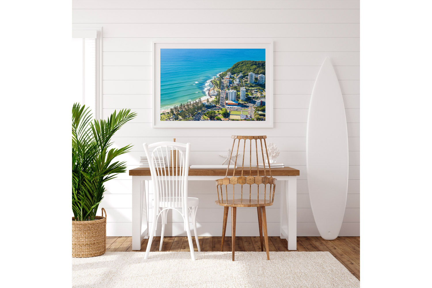 Burleigh surf break landscape print