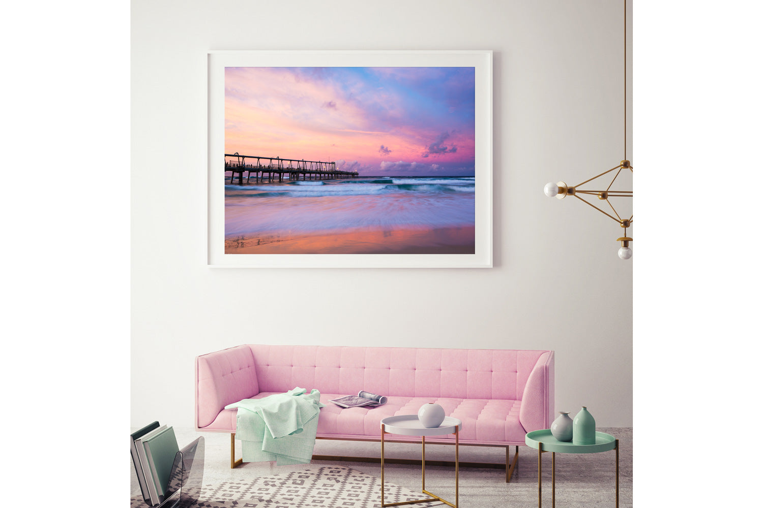 The Spit Gold Coast Framed Print