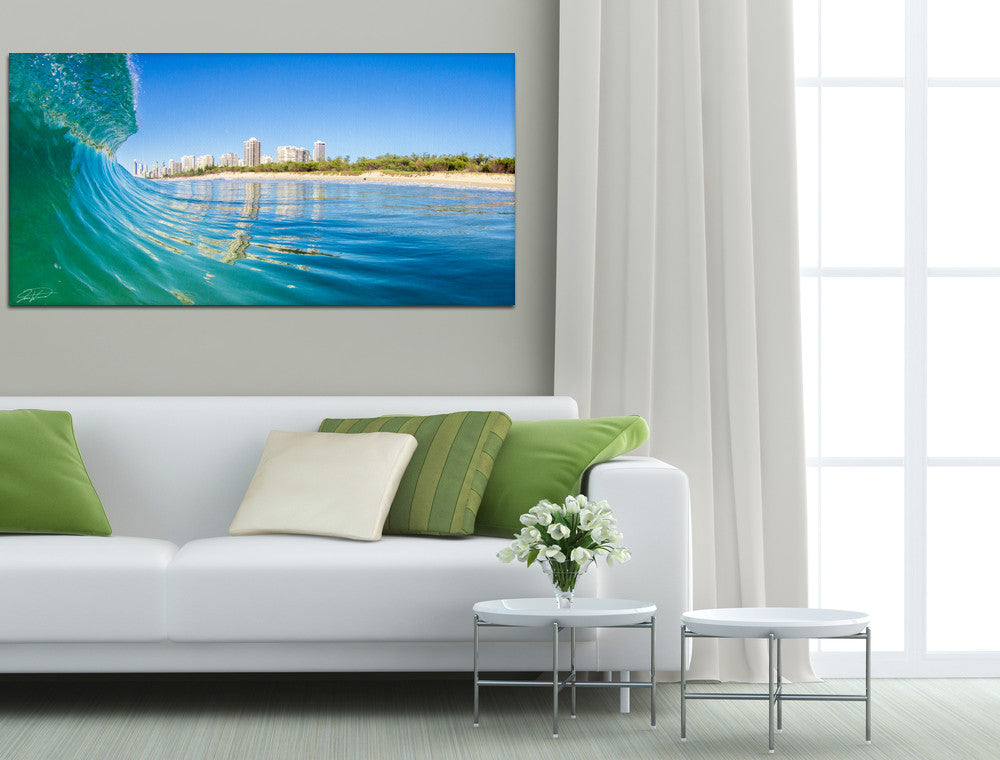 Ready to hang stretched canvas art
