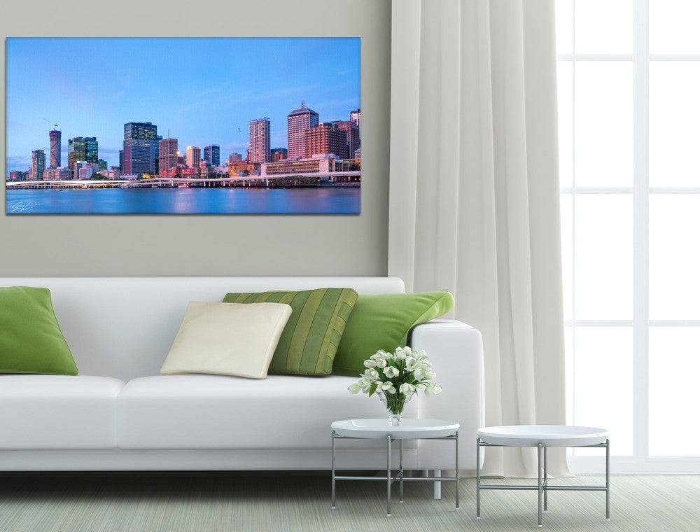 Brisbane City, QLD - Southbank blue