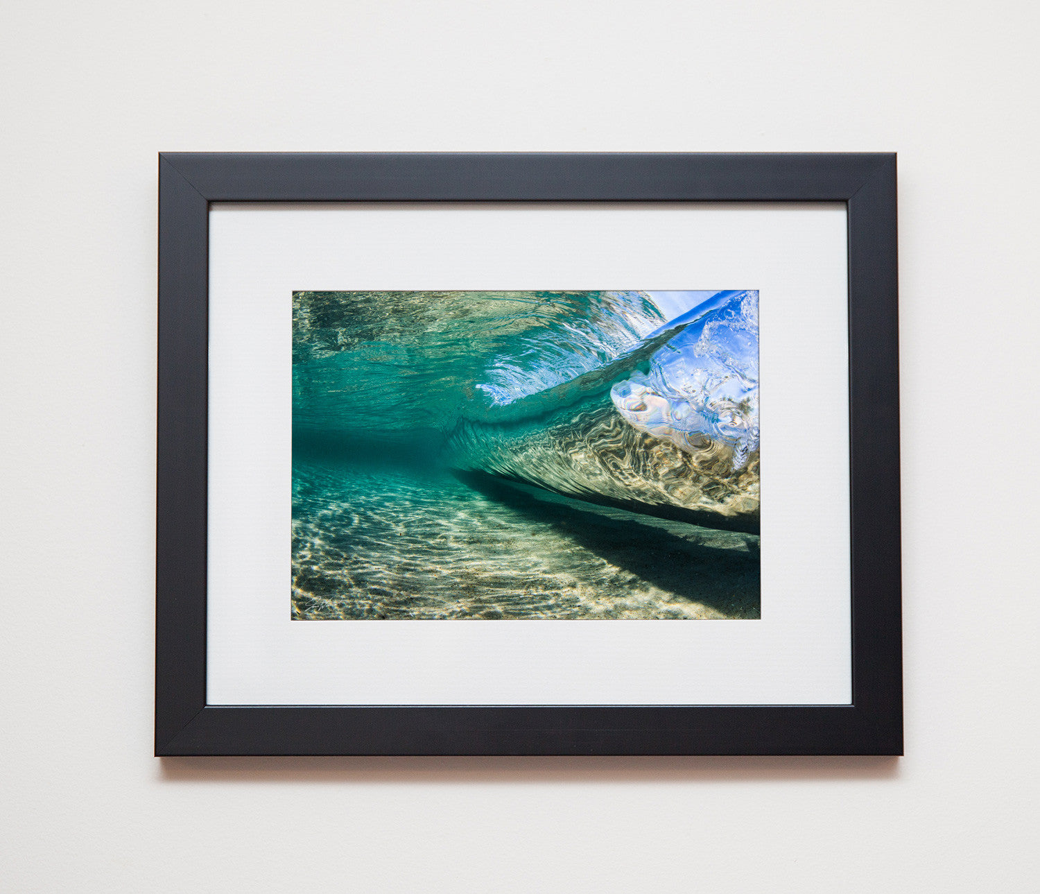 Classic black fine art framed print