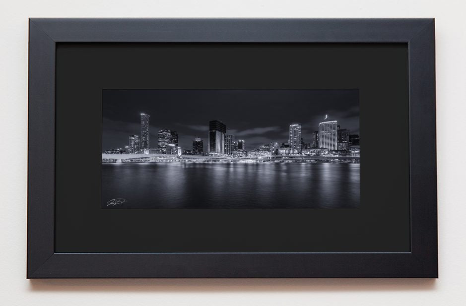 Classic black frame with black mat