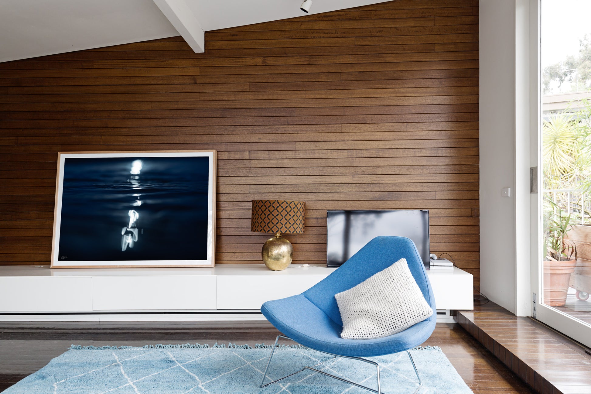 Raw Oak Ocean Print and Art