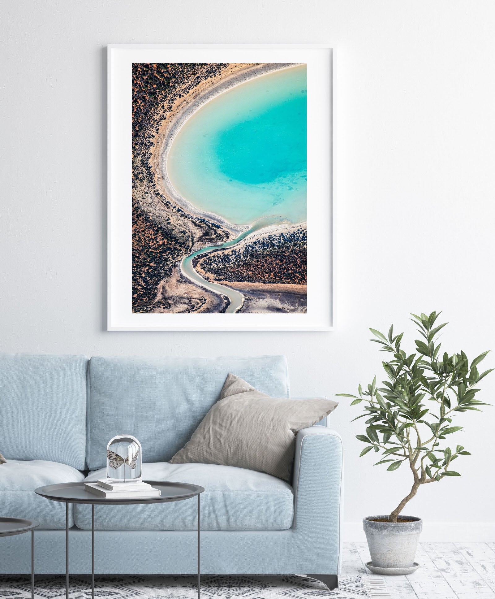 Crystal Reflections - Abstract Aerial Art