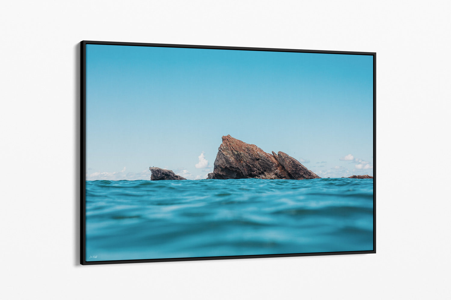 Currumbin Beach Framed Canvas Print