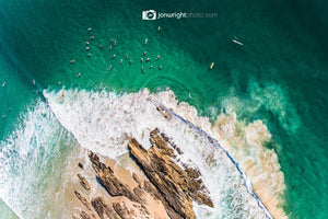 Snapper Rocks Aerial artwork