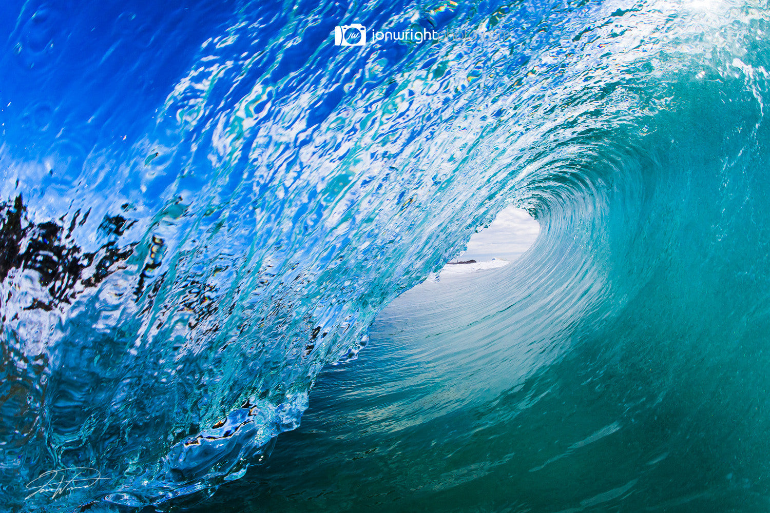 Wave art gold coast - Metallic print