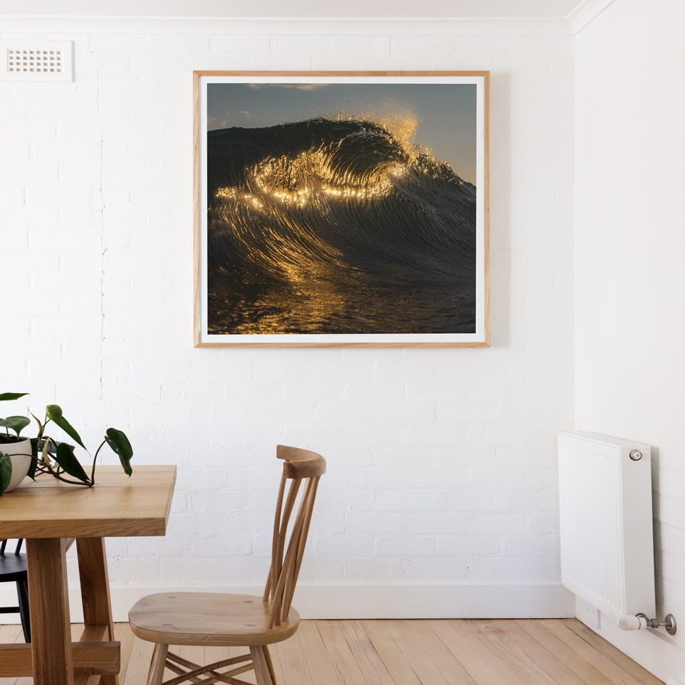 Golden Break Wall Art surf photography gold coast