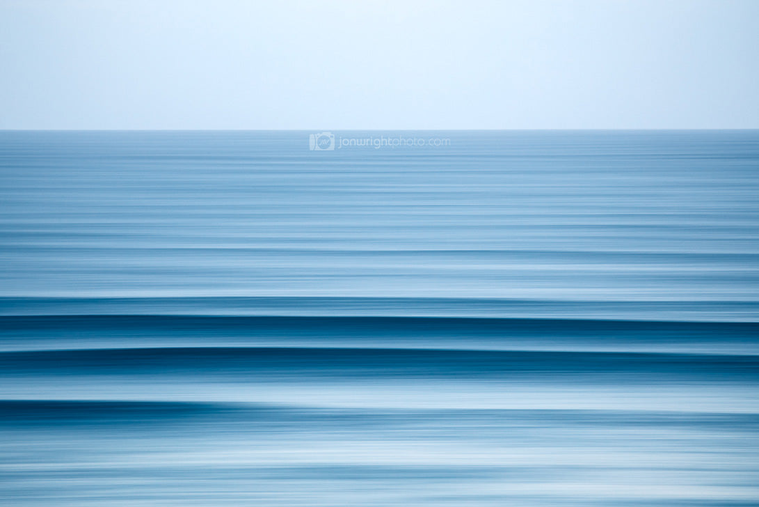 Blue Abstract Print Kirra Beach Gold Coast