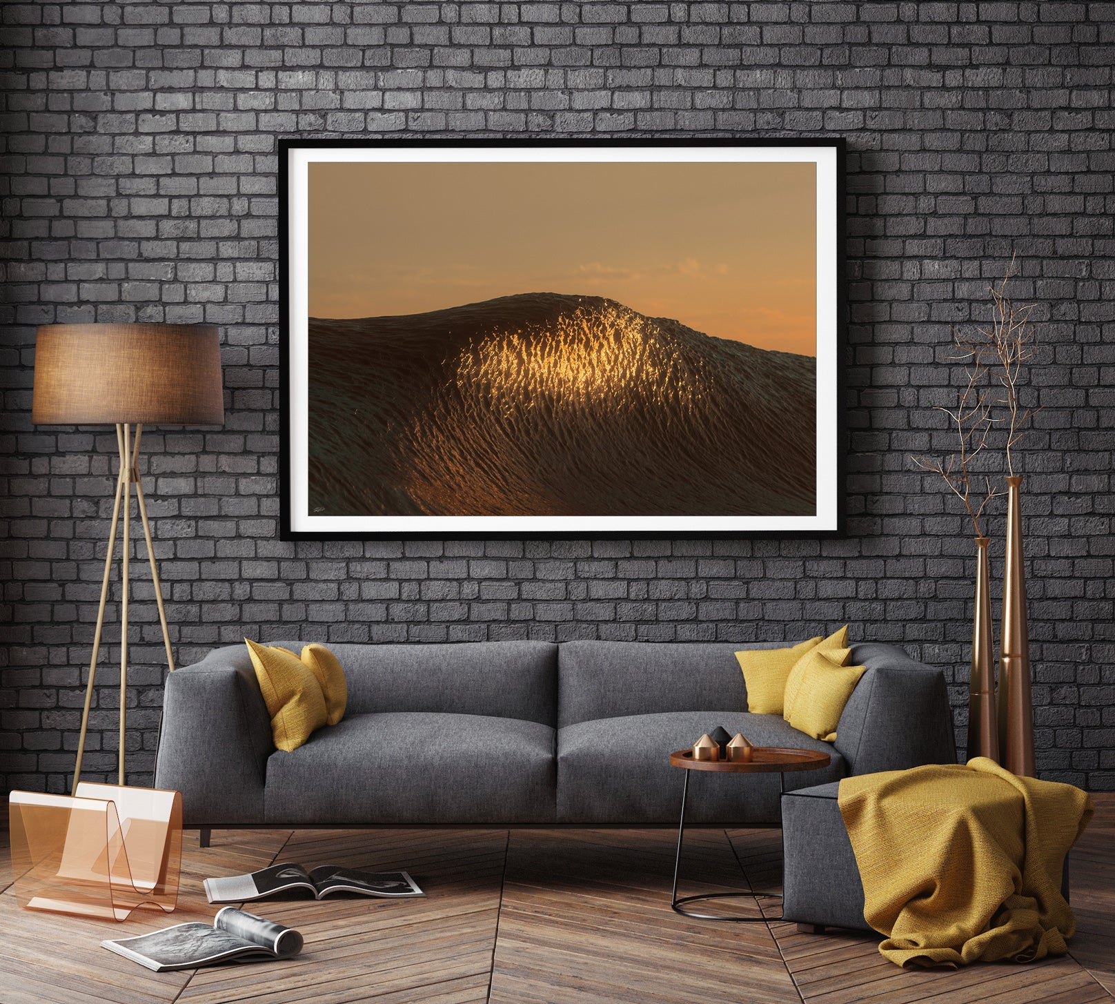 Leopard Mountain Ocean Art Surf Photography