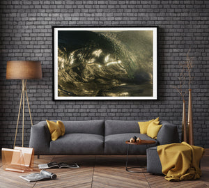 Mercury Framed Metallic Print - Wave Photography