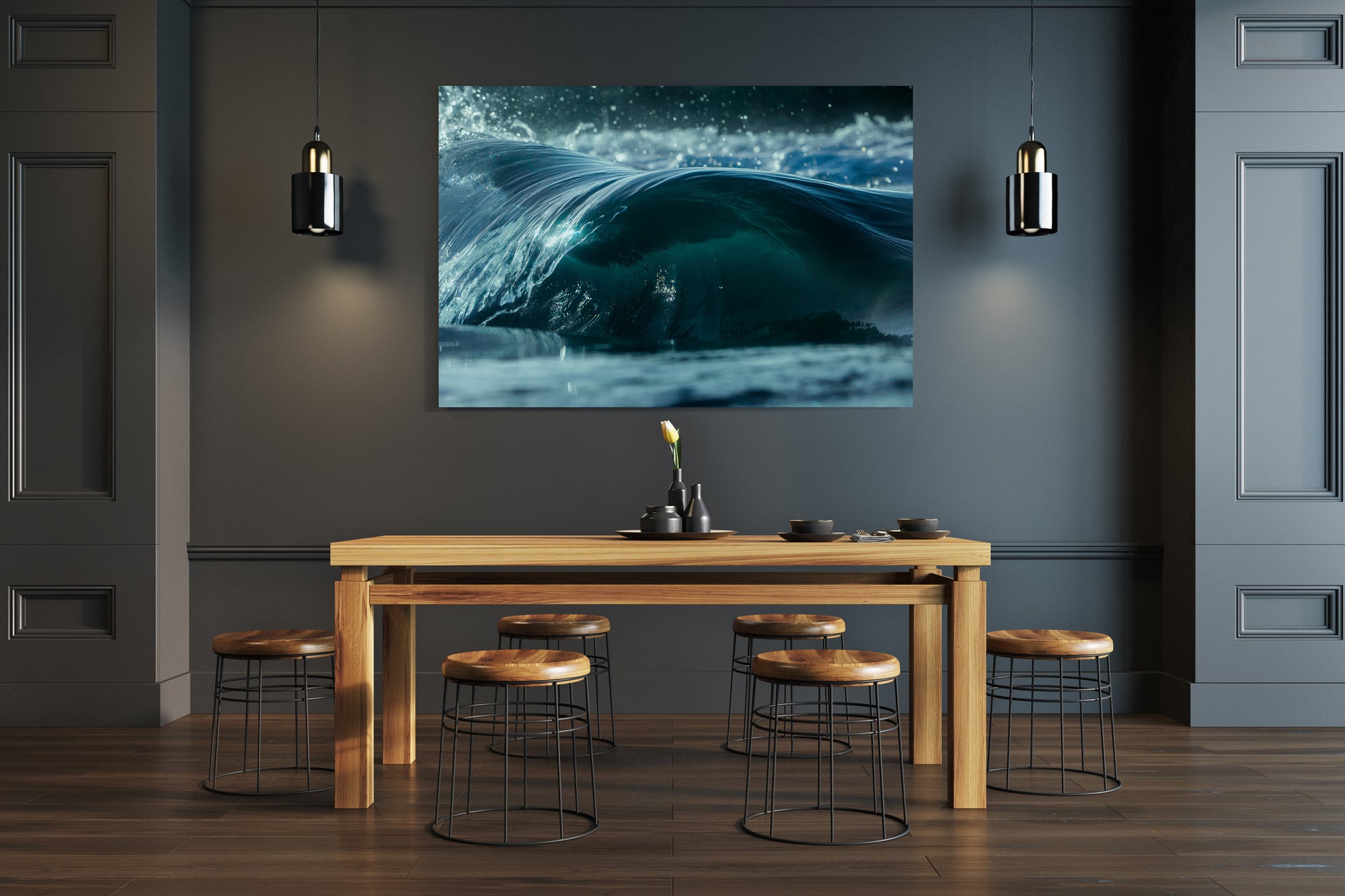 Mini Slab Wave Photo - Acrylic Print