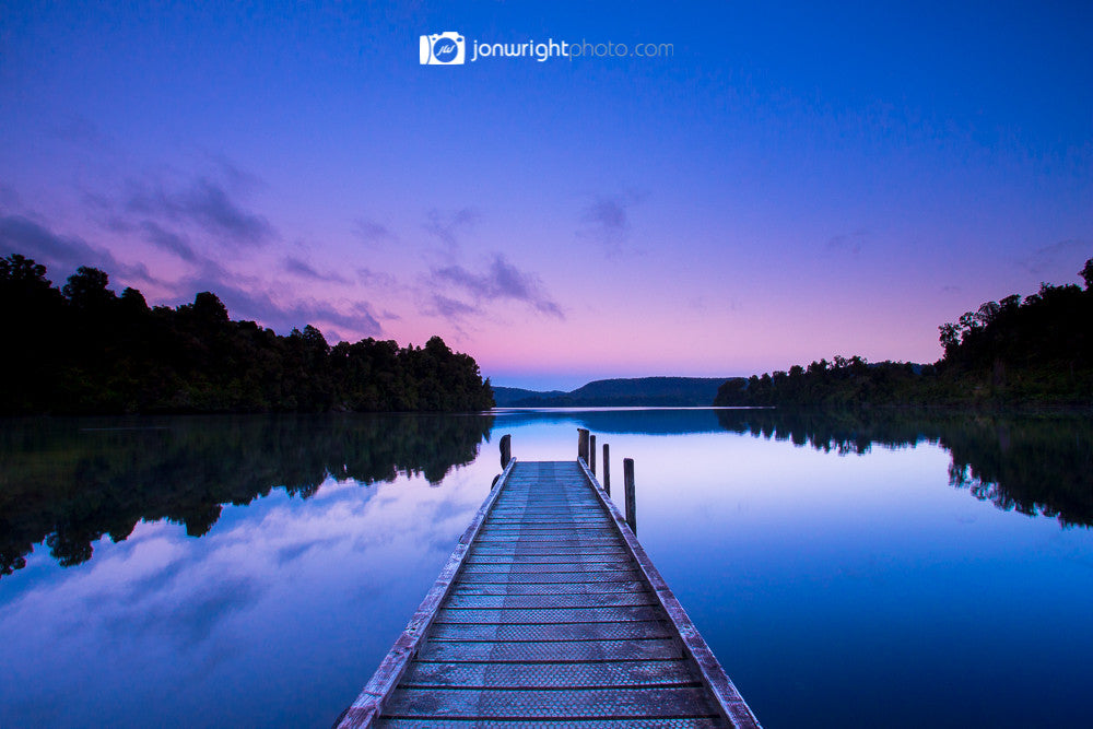 Dawn at Lake Mapourika - New Zealand