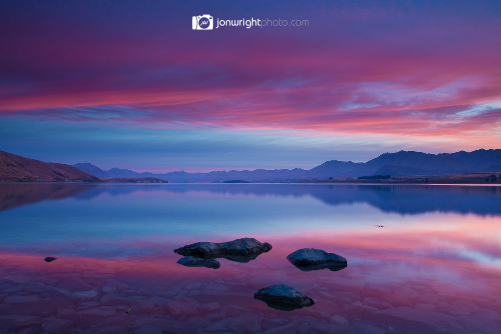 Lake Tekapo Dawn Autumn - New Zealand