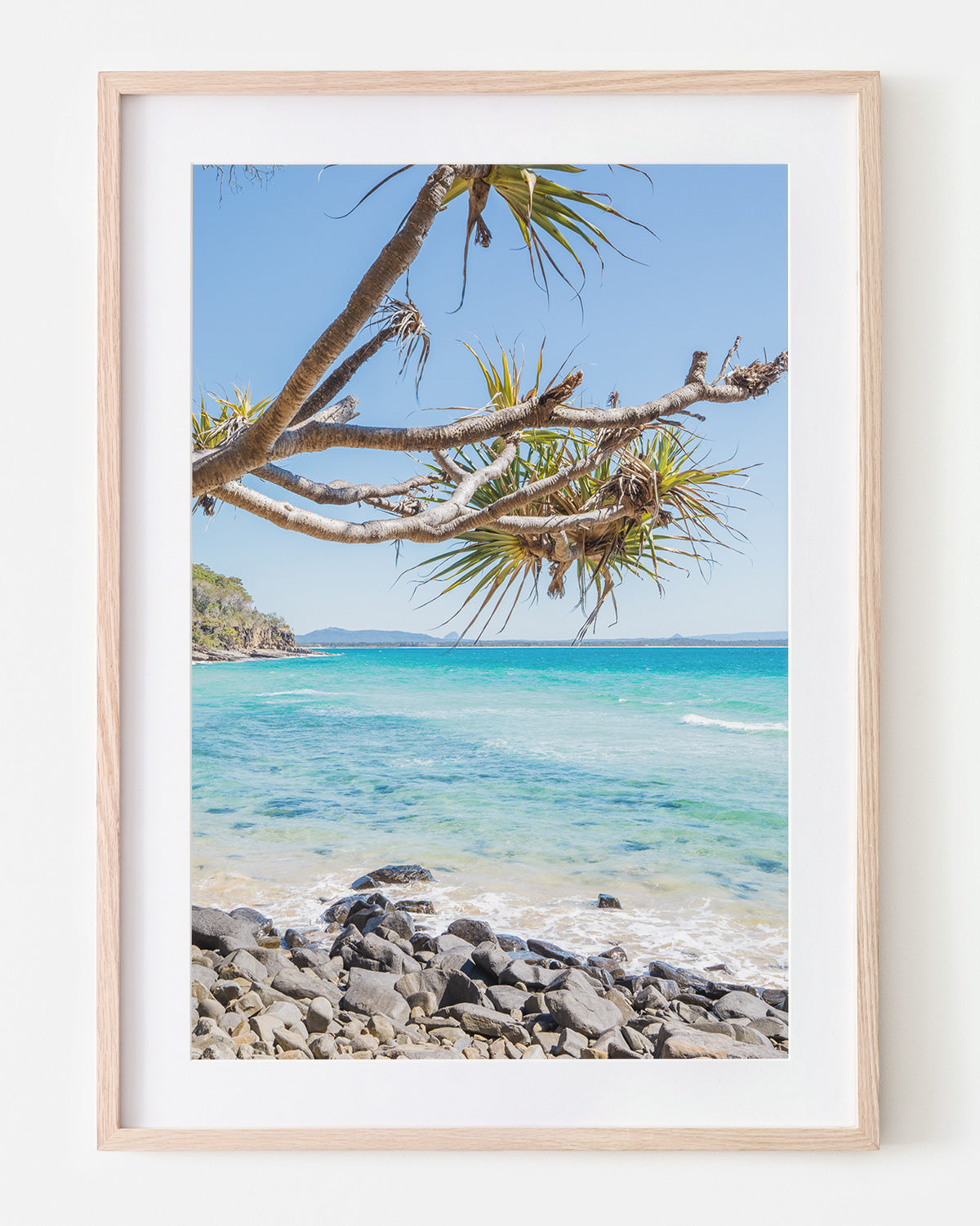 Noosa Framed Art Oak